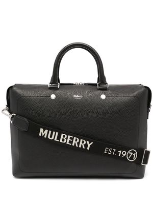 Mulberry City Heavy Grain briefcase - Black