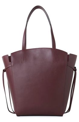 Mulberry Clovelly Calfskin Leather Tote in Black Cherry