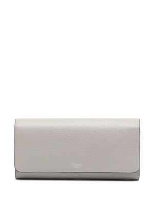 Mulberry Continental grained-leather wallet - Grey