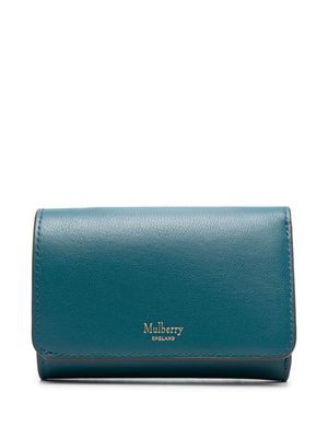 Mulberry Continental Trifold leather wallet - Blue