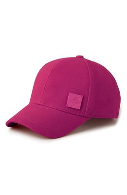 Mulberry Cotton Baseball Cap in Mulberry Pink