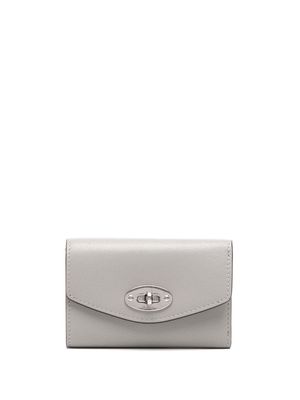 Mulberry Darley folding leather wallet - Grey