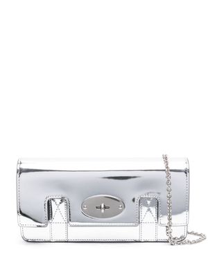 Mulberry East West Bayswater clutch - Silver
