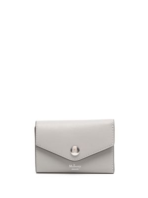 Mulberry grained leather wallet - Grey