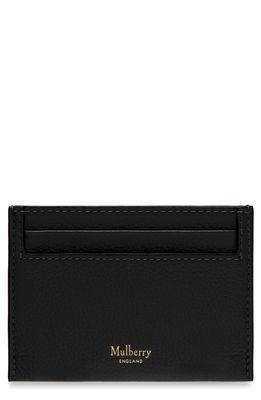 Mulberry Leather Card Case in Black