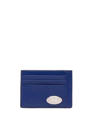 Mulberry leather card holder - Blue