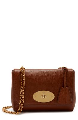 Mulberry Lily Leather Shoulder Bag in Oxblood