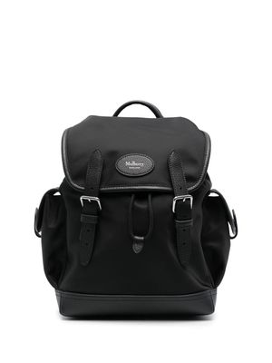 Mulberry logo-appliqué buckle-fastening backpack - Black
