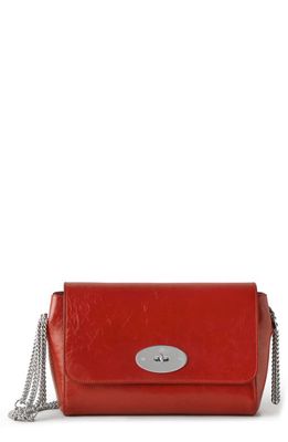 Mulberry Medium Lily Triple Chain Crossbody Bag in Lancaster Red