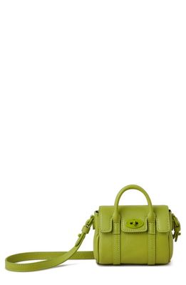 Mulberry Micro Bayswater Classic Crossbody Bag in Acid Green