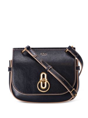 Mulberry small Amberly contrast-trim satchel bag - Black