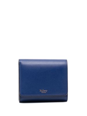 Mulberry small Continental French leather wallet - Blue