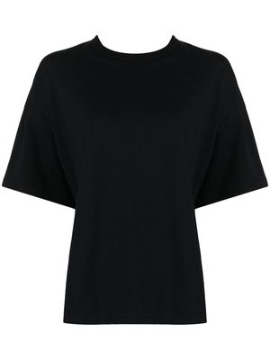 Muller Of Yoshiokubo drop-shoulder cotton T-shirt - Black