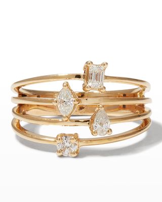 Multi-Band Diamond Ring