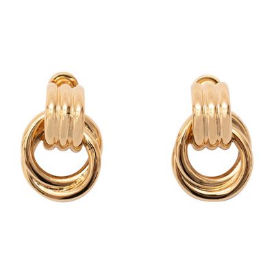 Multi-link drop stud earrings