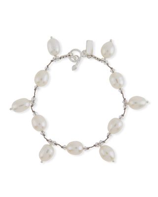 Multi-Pearl Dangle Bracelet