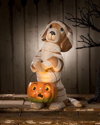 Mummy Puppy Halloween Accent