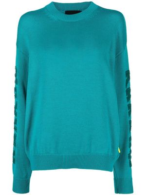 #Mumofsix Green ApiCreated knit sweater