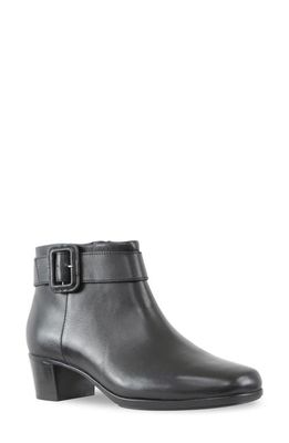 Munro Callie Water Resistant Bootie in Black Leather