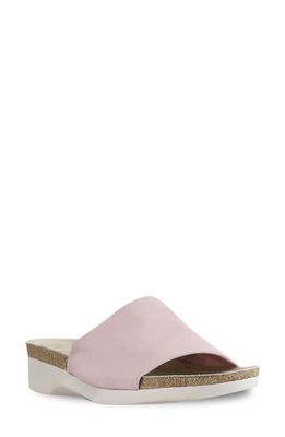 Munro Casita Slide Sandal in Dusty Pink