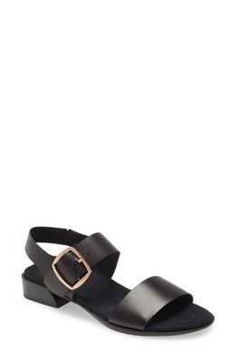 Munro Cleo Sandal - Multiple Widths Available in Black Leather