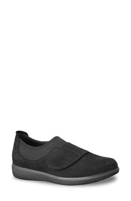 Munro Janis Slip-On Sneaker - Multiple Widths Available in Black Nubuck
