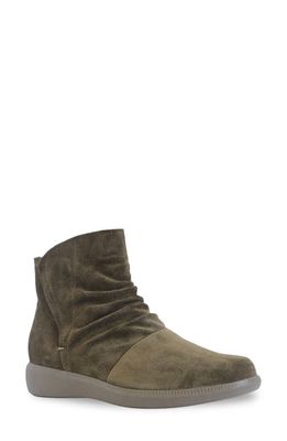 Munro Scout Water Resistant Bootie in Herb Suede