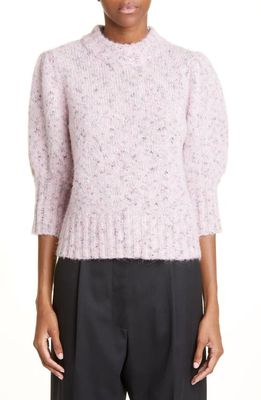 MUNTHE Aira Three-Quarter Sleeve Sweater in Rose