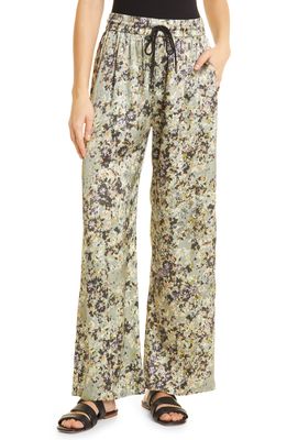 MUNTHE Hao Floral Pants in Khaki