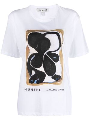 MUNTHE Laken organic cotton T-shirt - White