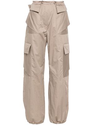 MUNTHE Larch straight-leg cargo trousers - Neutrals