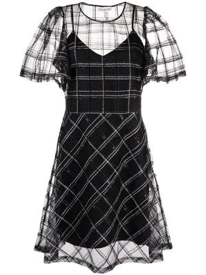 MUNTHE Lyndall plaid-check dress - Black