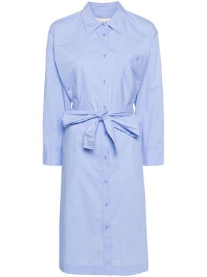 MUNTHE Masseila panelled shirt dress - Blue