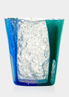 Murano Blue Silicone Drinking Glass