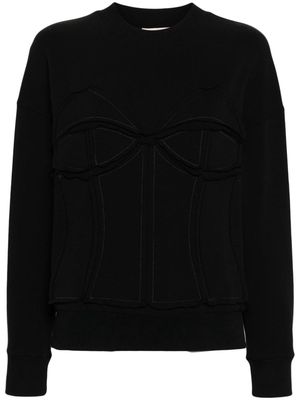 Murmur Deconstructed longsleeved sweatshirt - Black