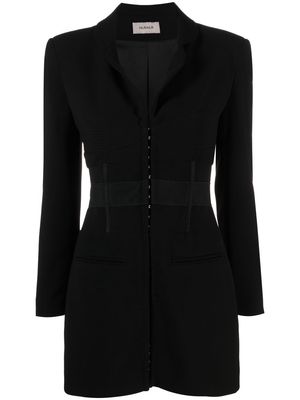 Murmur single-breasted tailored coat - Black