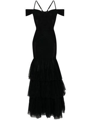 Murmur Stark long dress - Black