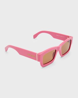 Murray Pink Square Acetate Sunglasses