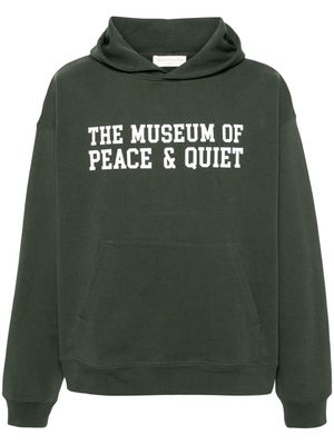 Museum Of Peace & Quiet Campus cotton hoodie - Green