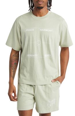 Museum of Peace & Quiet Four Corners Cotton Graphic T-Shirt in Sage