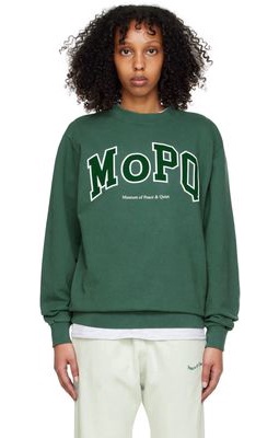 Museum of Peace & Quiet Green Cotton Sweatshirt
