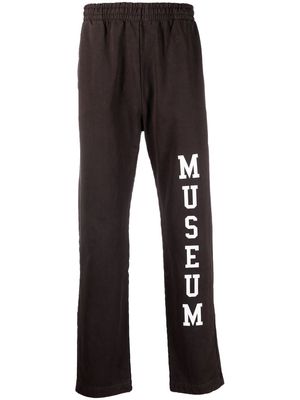 Museum Of Peace & Quiet logo-print cotton pants - Brown