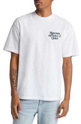 Museum of Peace & Quiet Mid Century Graphic T-Shirt in White