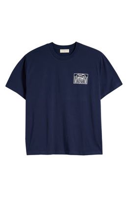 Museum of Peace & Quiet Museum Ranch Graphic T-Shirt in Navy 