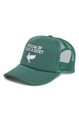 Museum of Peace & Quiet P.E. Trucker Hat in Forest 