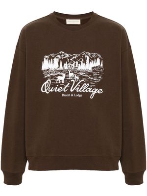 Museum Of Peace & Quiet Quiet Village cotton sweatshirt - Brown