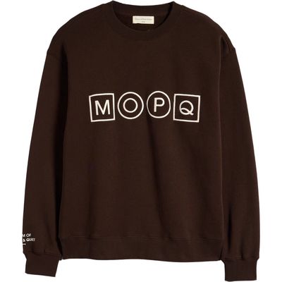 Museum of Peace & Quiet Simple Living Crewneck Sweatshirt in Brown 