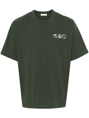 Museum Of Peace & Quiet Slow Living cotton T-shirt - Green