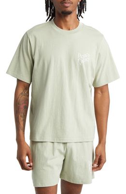 Museum of Peace & Quiet Warped Oversize Graphic T-Shirt in Sage