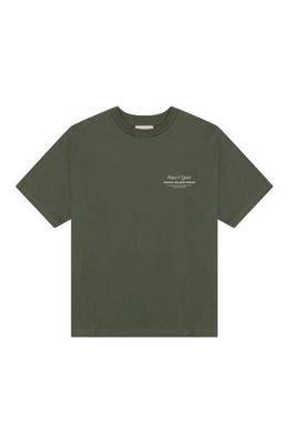 Museum of Peace & Quiet Wellness Program Graphic T-Shirt in Olive